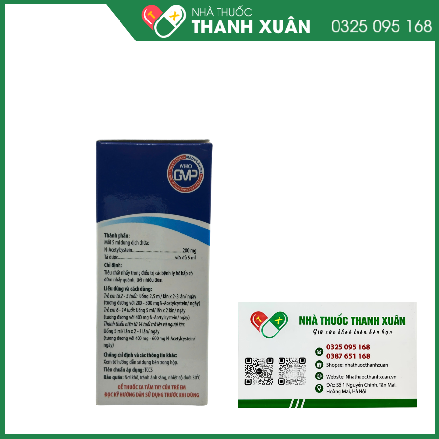 Thuốc ANC điều trị bệnh lý hô hấp